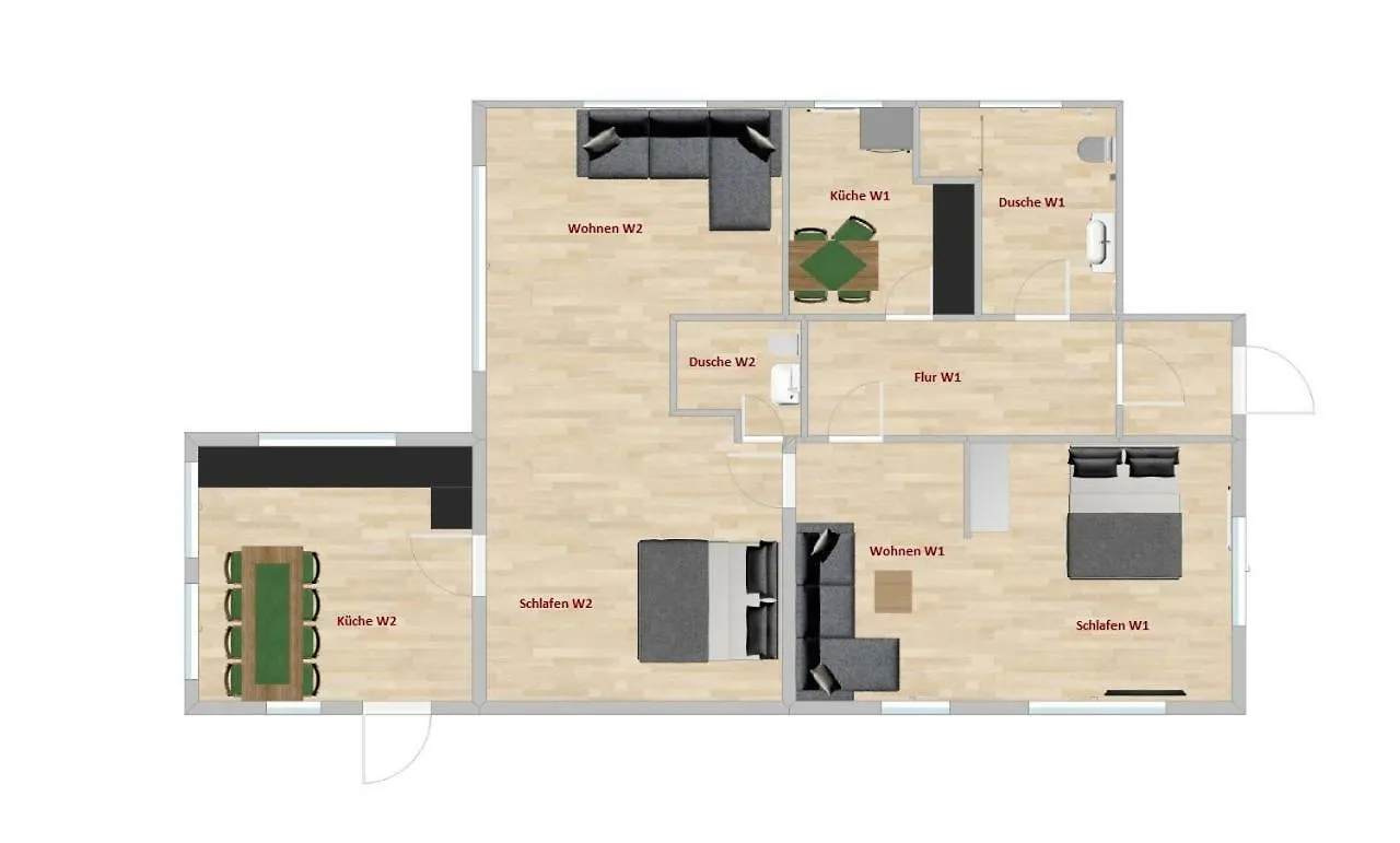 Apartment Ferienwohnung Pedall Bischofsgruen